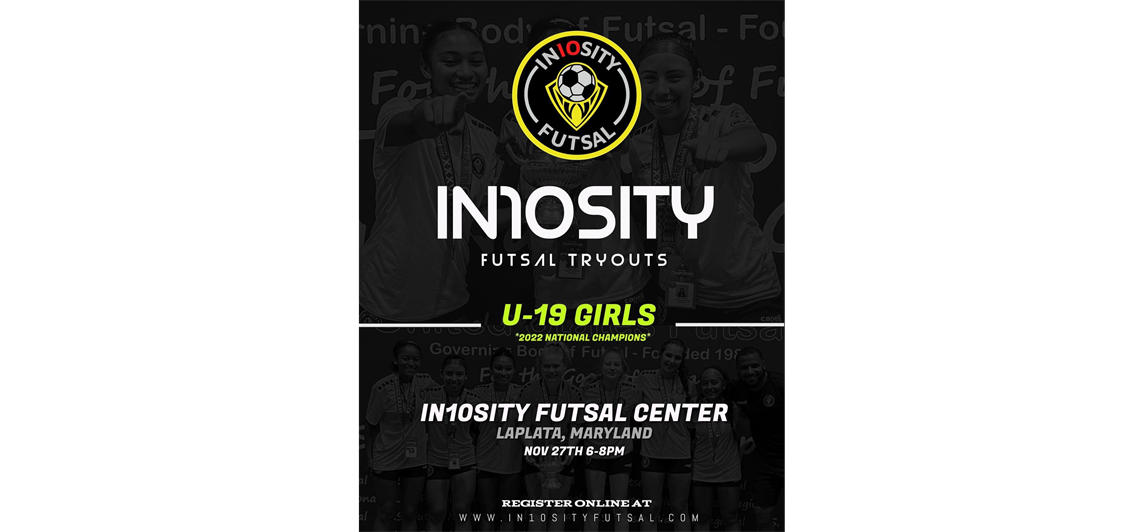 In10sity Futsal U-19 Women Tryout